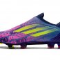 Men's& woman'sX Speedflow Messi+ FG - Unparalleled Victory Blue Shock Pink Solar Yellow