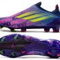 Men's& woman'sX Speedflow Messi+ FG - Unparalleled Victory Blue Shock Pink Solar Yellow