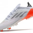 Men's& woman'sX Speedflow.1 FG - White Dark Metallic Silver Red