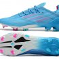 Men's& woman'sX Speedflow.1 FG Sapphire Edge - Sky RushPinkWhite