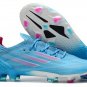 Men's& woman'sX Speedflow.1 FG Sapphire Edge - Sky RushPinkWhite