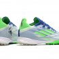 Men's& woman'sX Speedflow.1 TF - White Screaming Green Sonic Ink