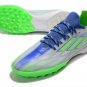 Men's& woman'sX Speedflow.1 TF - White Screaming Green Sonic Ink