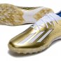 Men's& woman'sX Speedportal Messi.1 Turf Leyenda - Gold MetallicWhitePulse Blue