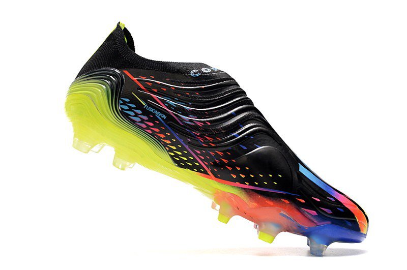 Men's& woman'sCopa Sense + FG 'Al Rihla 2022 World Cup' - BlackBright CyanYellow