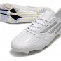 Men's& woman'sF50 adizero IV Leather FG Speed Legacy - WhiteSilver MetallicBlack