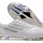 Men's& woman'sF50 adizero IV Leather FG Speed Legacy - WhiteSilver MetallicBlack