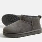 UGG Grey Classic Ultra-Mini Boots