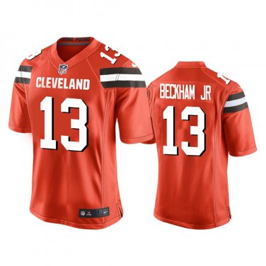 Odell Beckham Jr Cleveland Browns Autographed Nike Brown Game Jersey