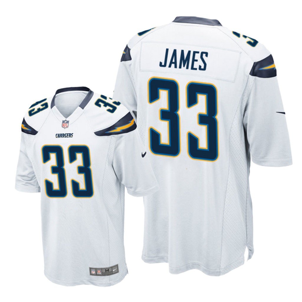Los Angeles Chargers #33 White Men's 