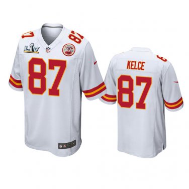 Travis kelce jersey white Outlet