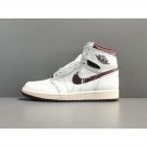 A MA MAINERS X AIR JORDAN 1 SAIL AND BURGUNDY