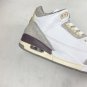 A Ma Maniere X Air Jordan 3 WhiteMedium Grey-Violet Ore