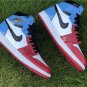 Air Jordan 1 High OG &acirc;��Fearless&acirc;�� WhiteUniversity Blue-Varsity Red-Black