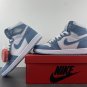 Air Jordan 1 High OG &acirc;��Denim&acirc;�� WhiteWorn Blue-Metallic Gold