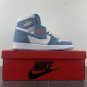 Air Jordan 1 High OG &acirc;��Denim&acirc;�� WhiteWorn Blue-Metallic Gold