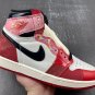 Air Jordan 1 High OG &acirc;��Spider-Verse&acirc;�� University RedBlack-White
