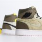Air Jordan 1 High Zip BeachBlack RidgerockNatural Olive