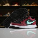 Air Jordan 1 Low BlackGreen Pulse-Gym Red-White