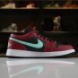 Air Jordan 1 Low BlackGreen Pulse-Gym Red-White