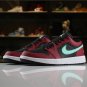 Air Jordan 1 Low BlackGreen Pulse-Gym Red-White