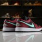 Air Jordan 1 Low BlackGreen Pulse-Gym Red-White