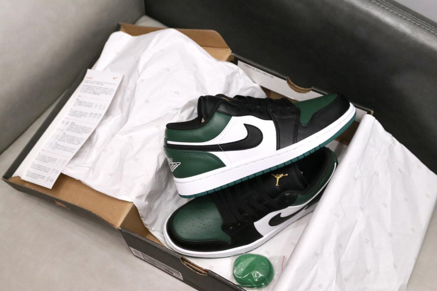 Air Jordan 1 Low 'Green Toe'