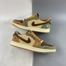 Air Jordan 1 Low OG “Voodoo” FlaxMuslin-Fauna Brown