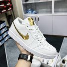 Air Jordan 1 Low 'White Metallic Gold'