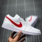 Air Jordan 1 Low White Varsity Red