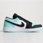 Air Jordan 1 Low WhiteEmerald Rise-Black
