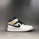 Air Jordan 1 Mid “Jeter” SailBronze-College Navy