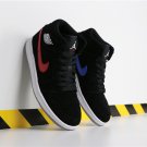 Air Jordan 1 Mid BlackUniversity Red 554724-065