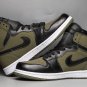 Air Jordan 1 Mid Olive CanvasBlack