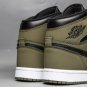 Air Jordan 1 Mid Olive CanvasBlack