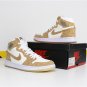 Air Jordan 1 Mid White Gold