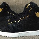 Air Jordan 1 Retro High “Pinnacle” BlackMetallic Gold-White