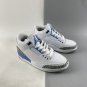 Air Jordan 3 &acirc;��UNC&acirc;�� WhiteValor Blue-Tech Grey