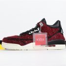 Air Jordan 3 AWOK University Red Sail Black