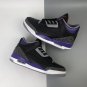 Air Jordan 3 Black Cement Grey White Court Purple