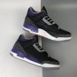 Air Jordan 3 Black Cement Grey White Court Purple