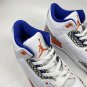 Air Jordan 3 Knicks Rivals White Old Royal University Orange