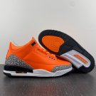 Air Jordan 3 Orange Black Cement Grey