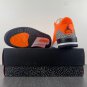 Air Jordan 3 Orange Black Cement Grey