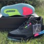 Air Jordan 3 Quai 54 Black Electric Green Infrared 23 Black