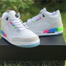 Air Jordan 3 Quai 54 White Multi Color