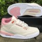 Air Jordan 3 Sail Rust Pink White Crimson