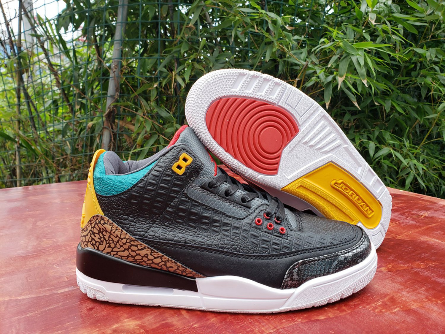 Air Jordan 3 SE Animal Instinct Black Dark Mocha Rope Multi Color