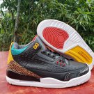 Air Jordan 3 SE Animal Instinct Black Dark Mocha Rope Multi Color