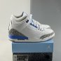 Air Jordan 3 UNC White Valor Blue Tech Grey